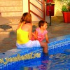 Витязево гостевой дом &quot;Золотое руно&quot; дети возле бассейна